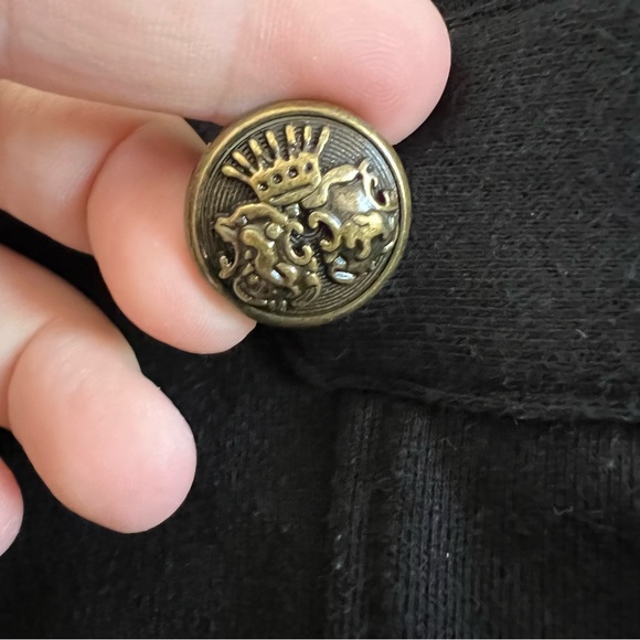 Torrid French Terry Military Hoodie Jacket - Size 00 (M/L) - Picture 4 of 8